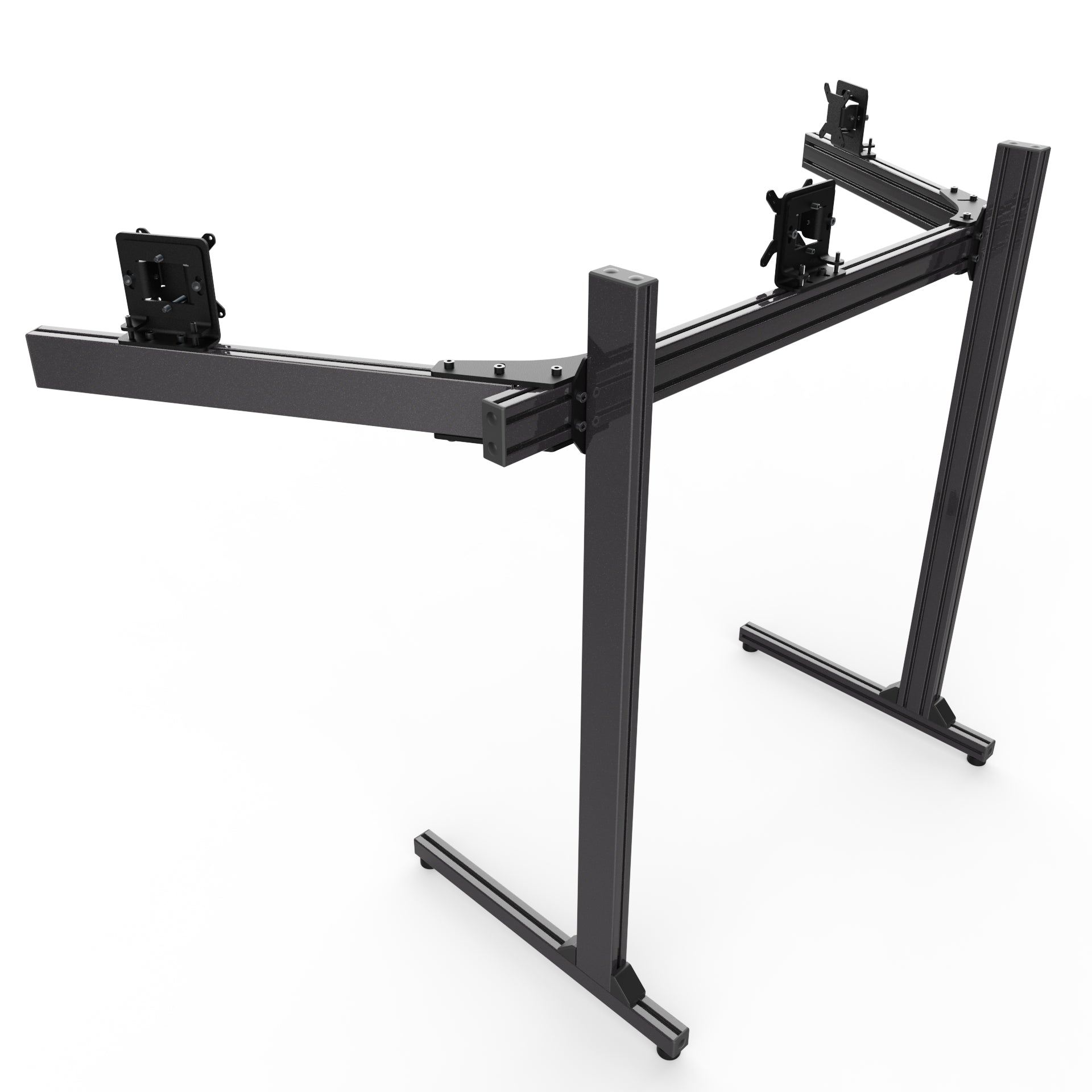 Freestanding Triple Monitor Stand (Up to 43")