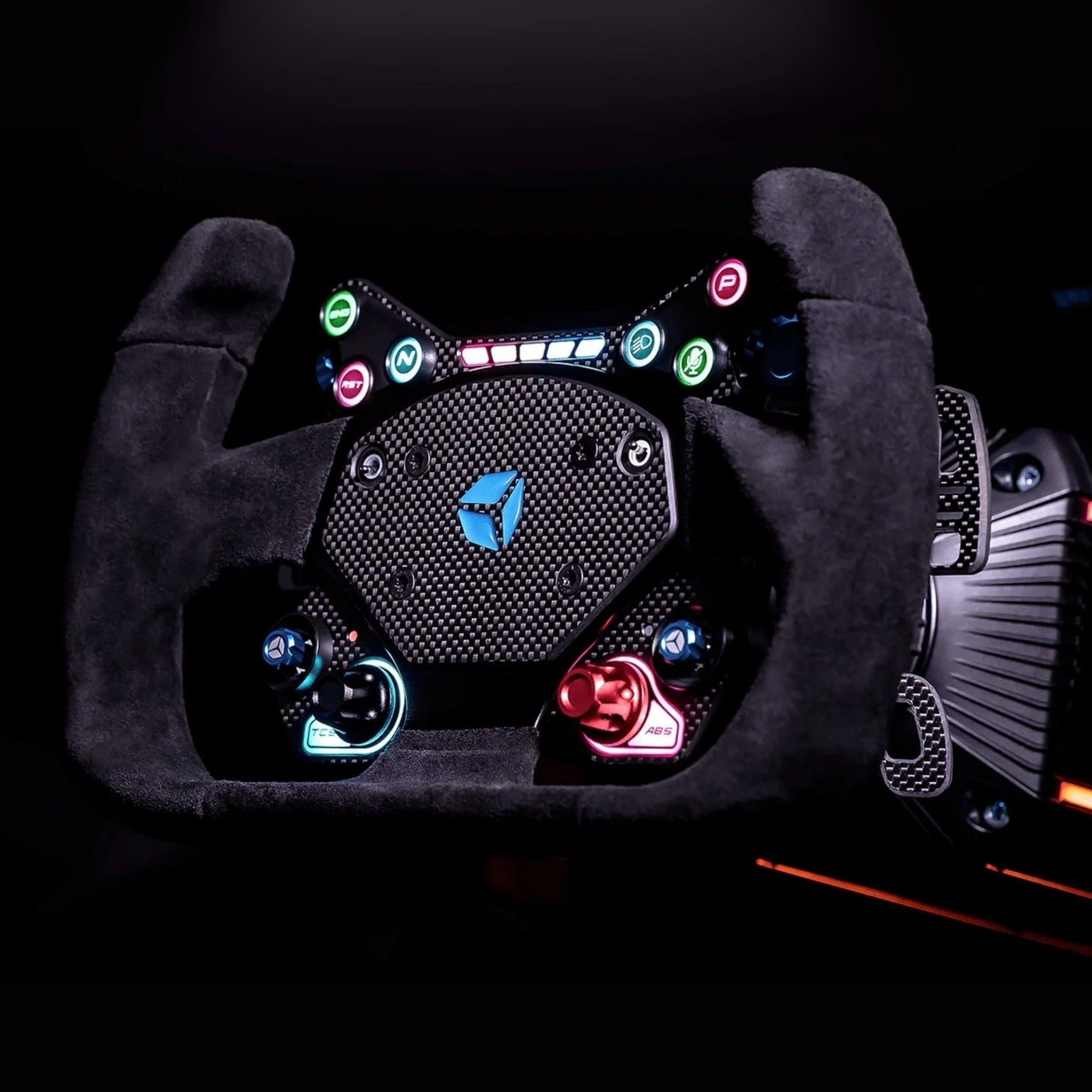 Cube Controls GT PRO V2 Reparto Corse Zero Suede Sim Racing Wheel