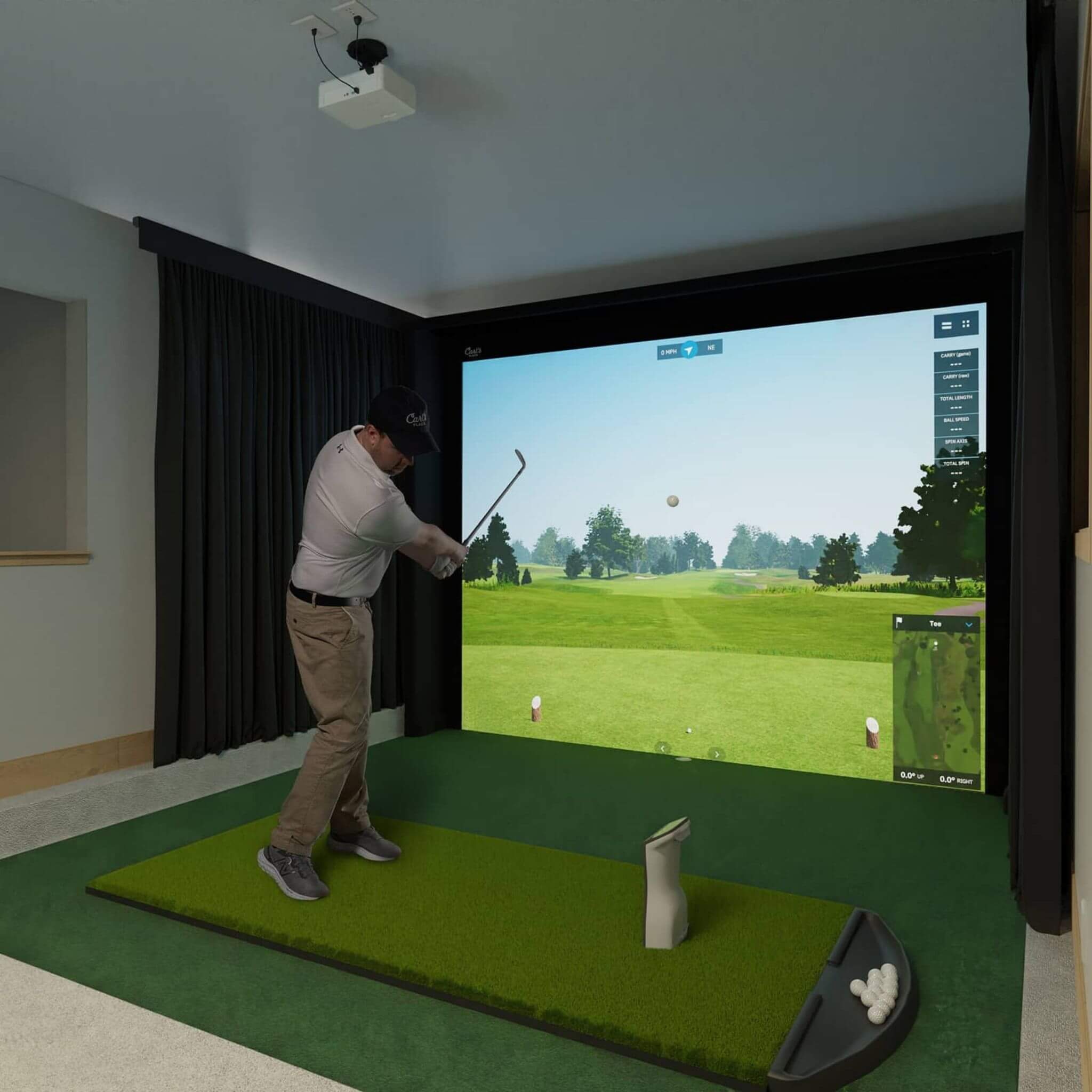 DIY Golf Enclosure Kit with Impact Screen