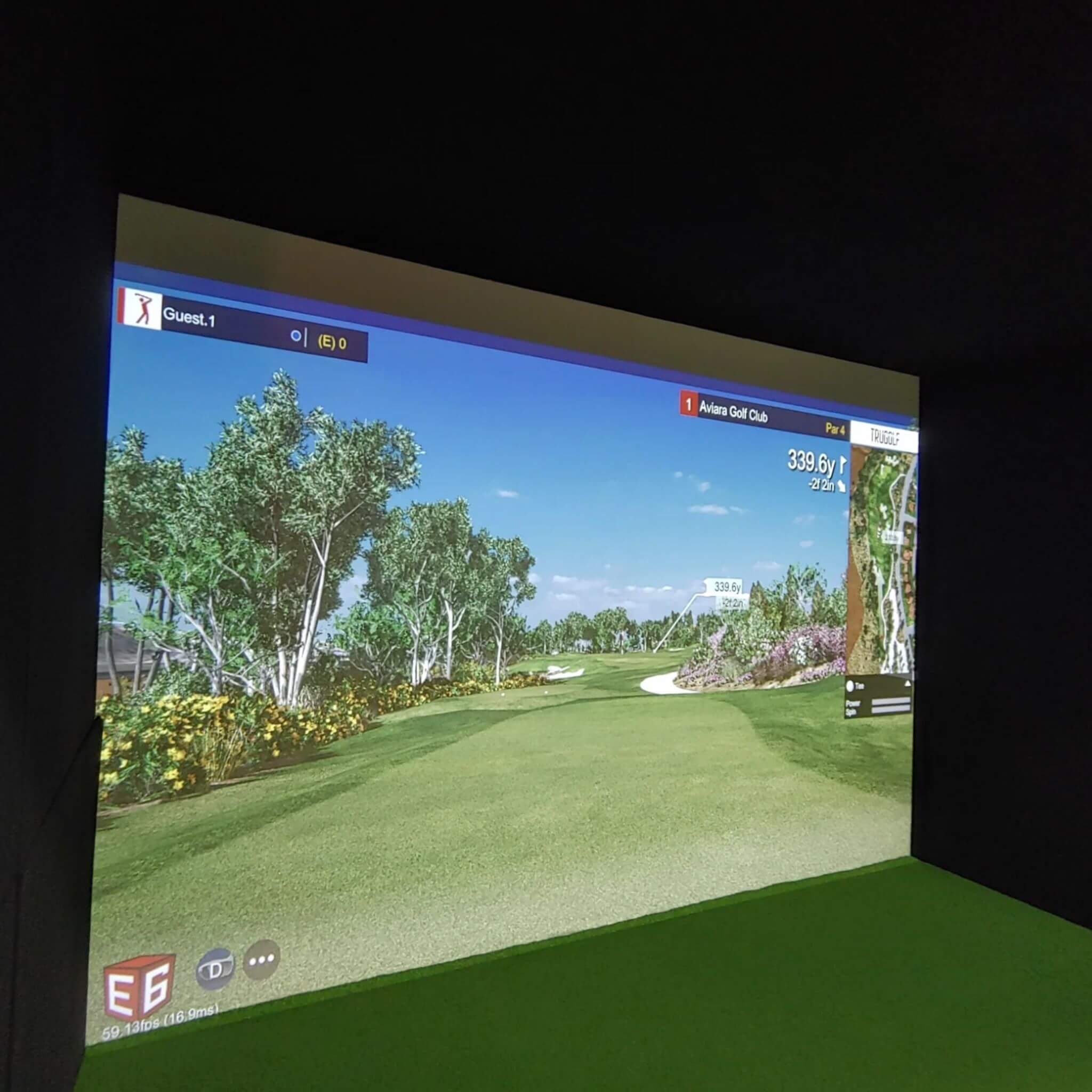 SimBooth 1 – Compact Golf Simulator Enclosure