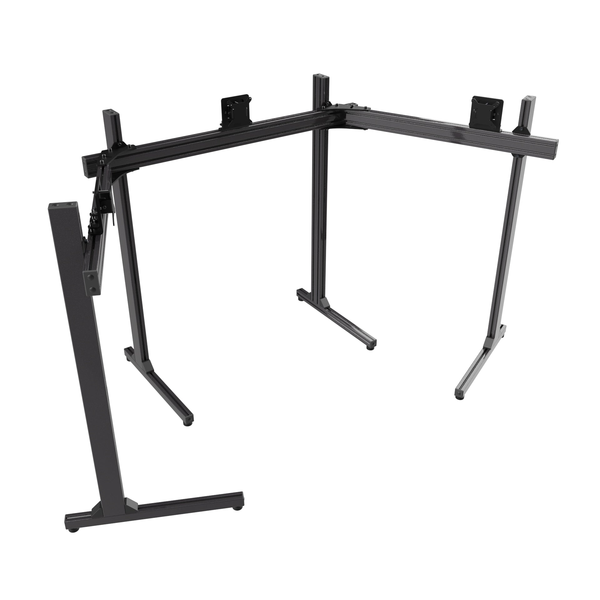 Freestanding Triple TV & Monitor Stand (Up to 50" TV or 45" Ultrawide)
