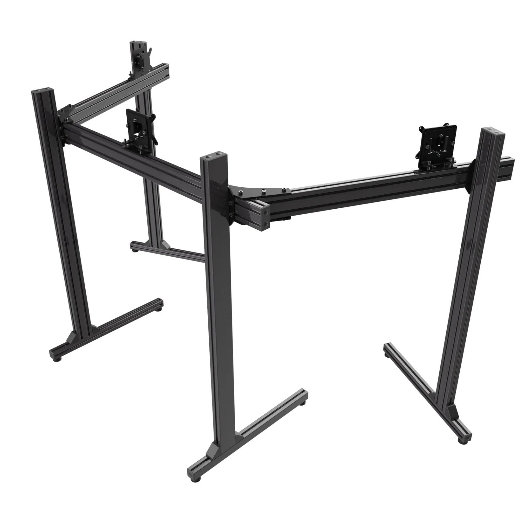 Freestanding Triple TV & Monitor Stand (Up to 50" TV or 45" Ultrawide) - Thumbnail 2