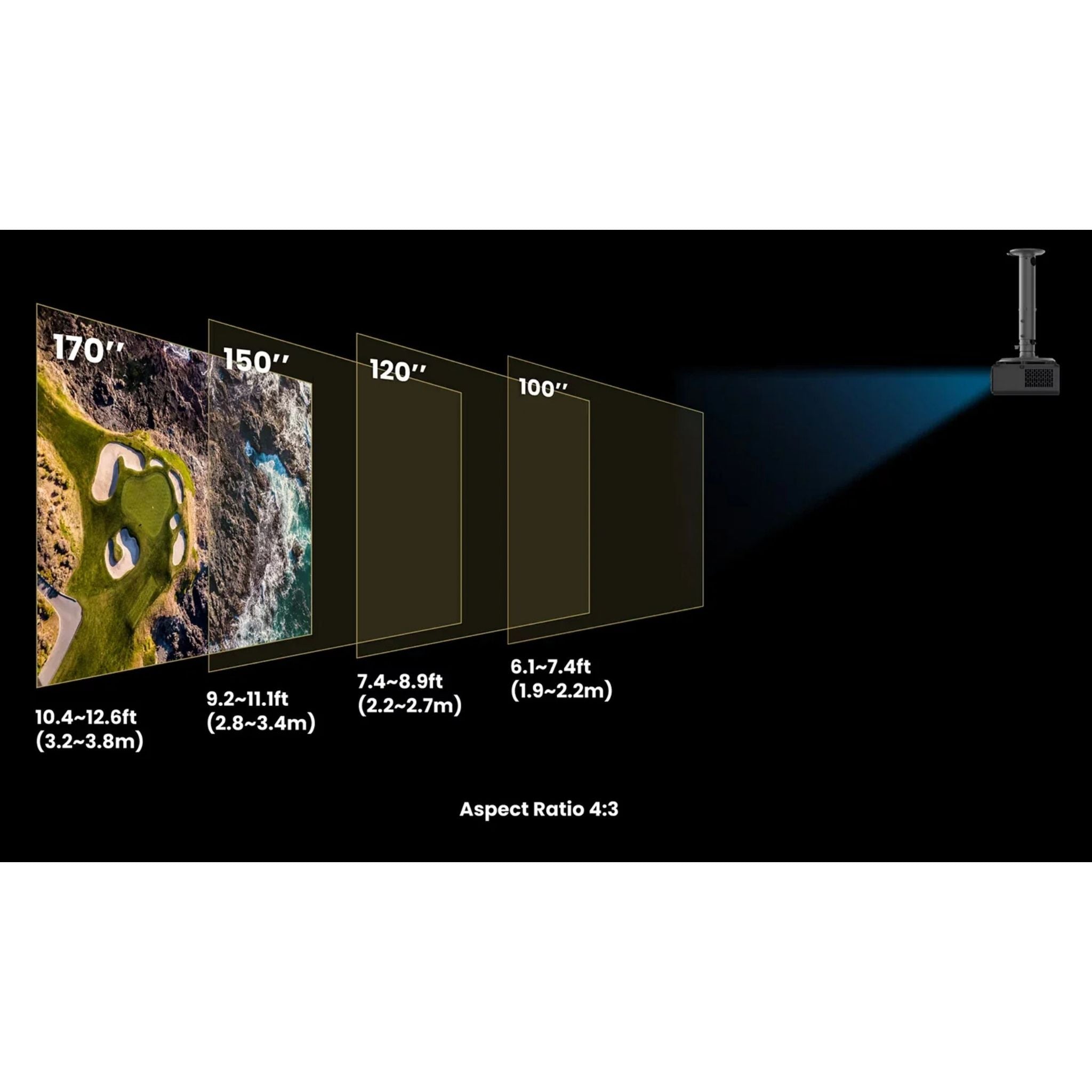 BenQ AH30ST Full HD Short Throw Projector | 3000 Lumens LED