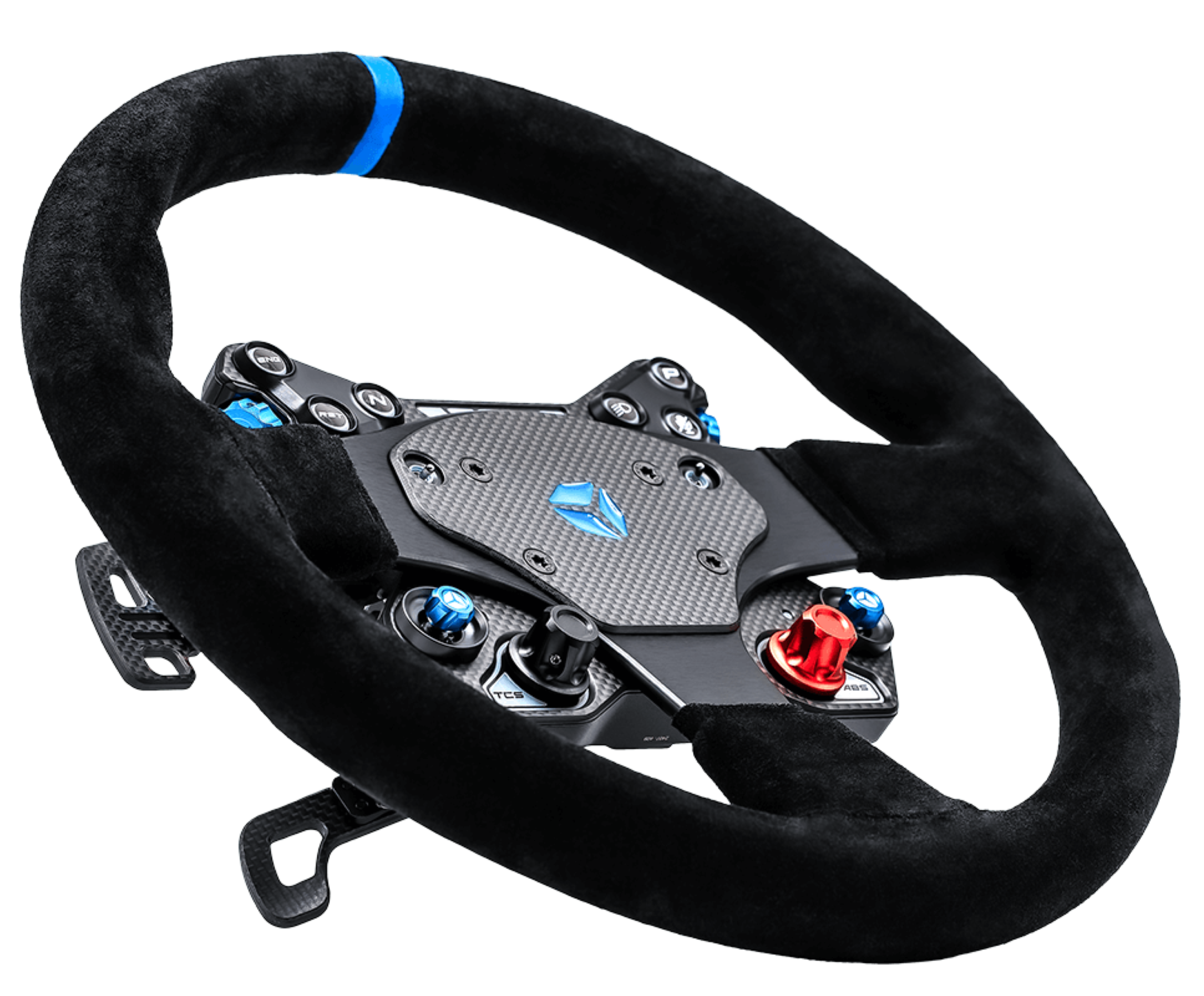 Cube Controls GT PRO V2 Reparto Corse Round Suede Sim Racing Wheel