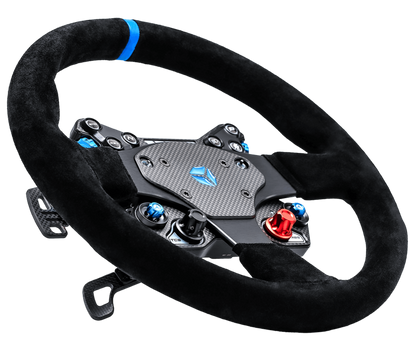 Cube Controls GT PRO V2 Reparto Corse Round Suede Sim Racing Wheel