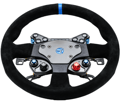 Cube Controls GT PRO V2 Reparto Corse Round Suede Sim Racing Wheel