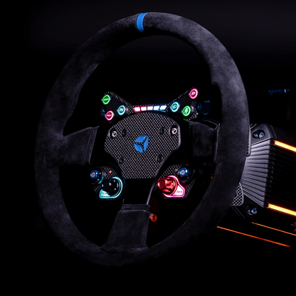Cube Controls GT PRO V2 Reparto Corse Round Suede Sim Racing Wheel