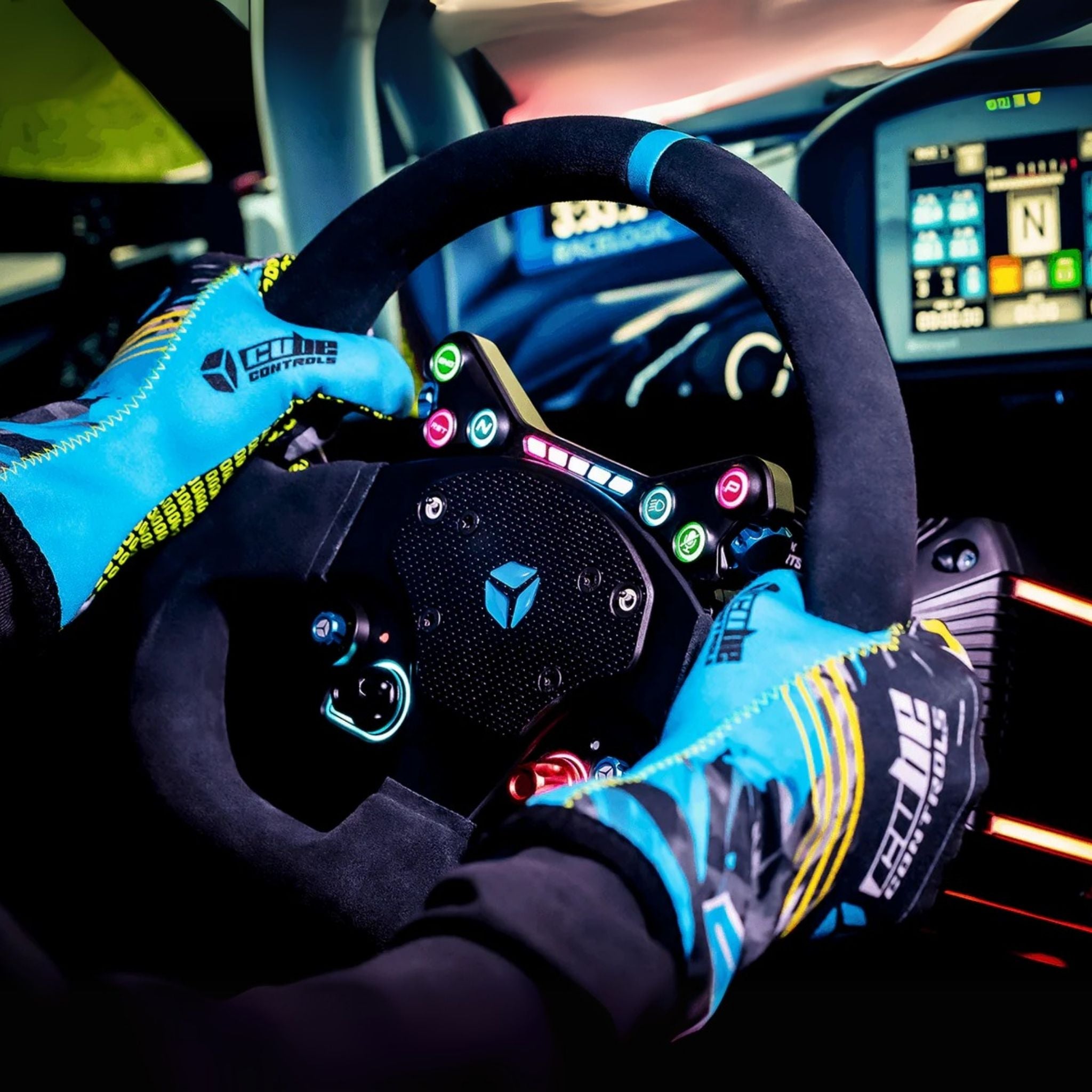 Cube Controls GT PRO V2 Reparto Corse Suede Sim Racing Wheel