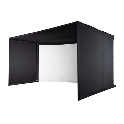 Curved Golf Simulator Enclosure Kit with Impact Screen