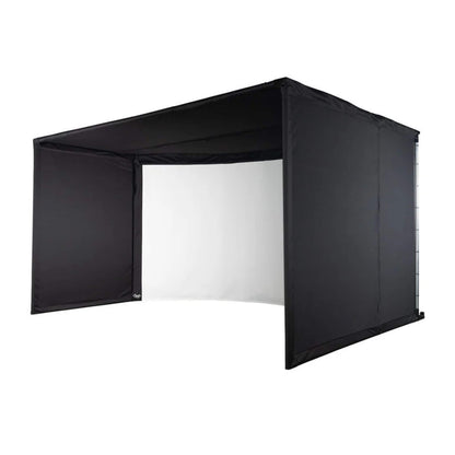 Curved Golf Simulator Enclosure Kit with Impact Screen