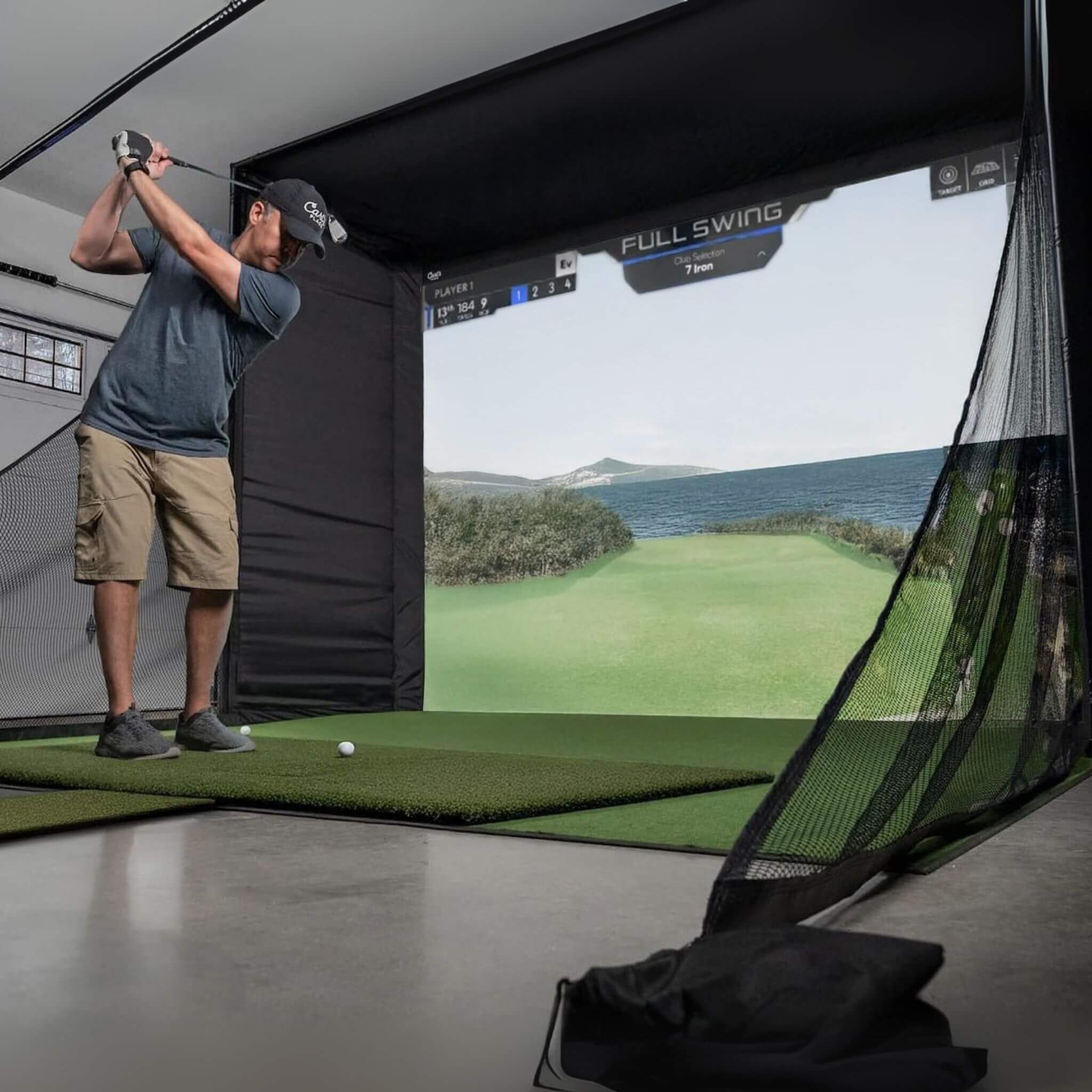 DIY Golf Enclosure Kit with Impact Screen
