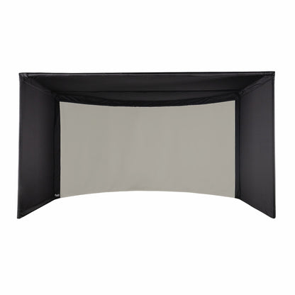 Curved Golf Simulator Enclosure Kit with Impact Screen