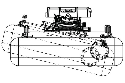 Flush-Mount Projector Mount