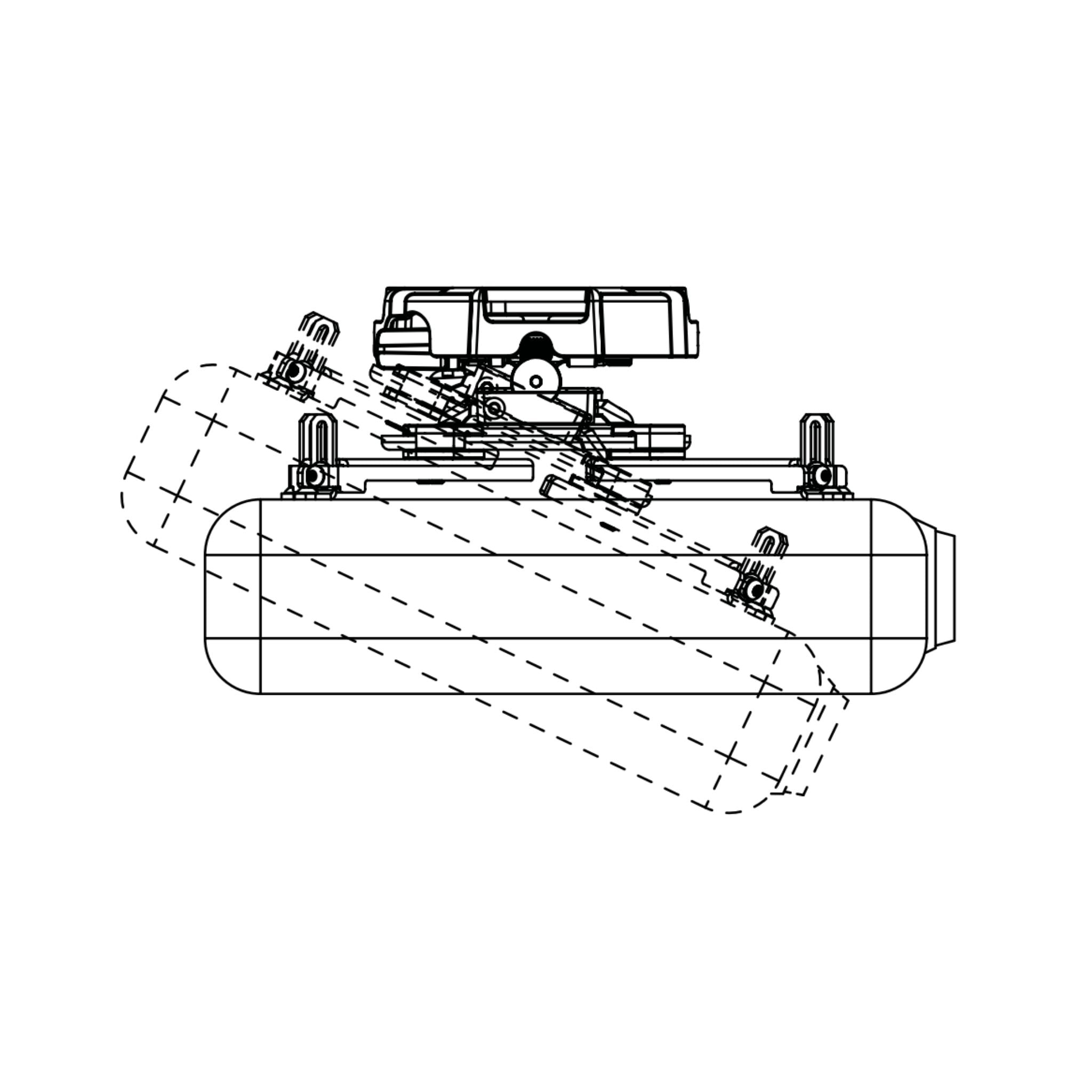 Flush-Mount Projector Mount