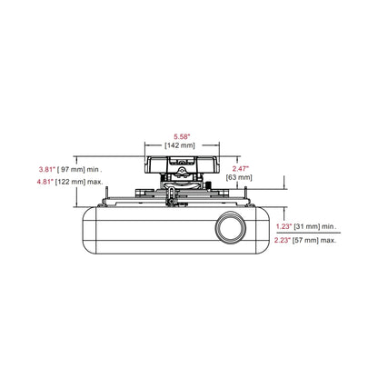 Flush-Mount Projector Mount