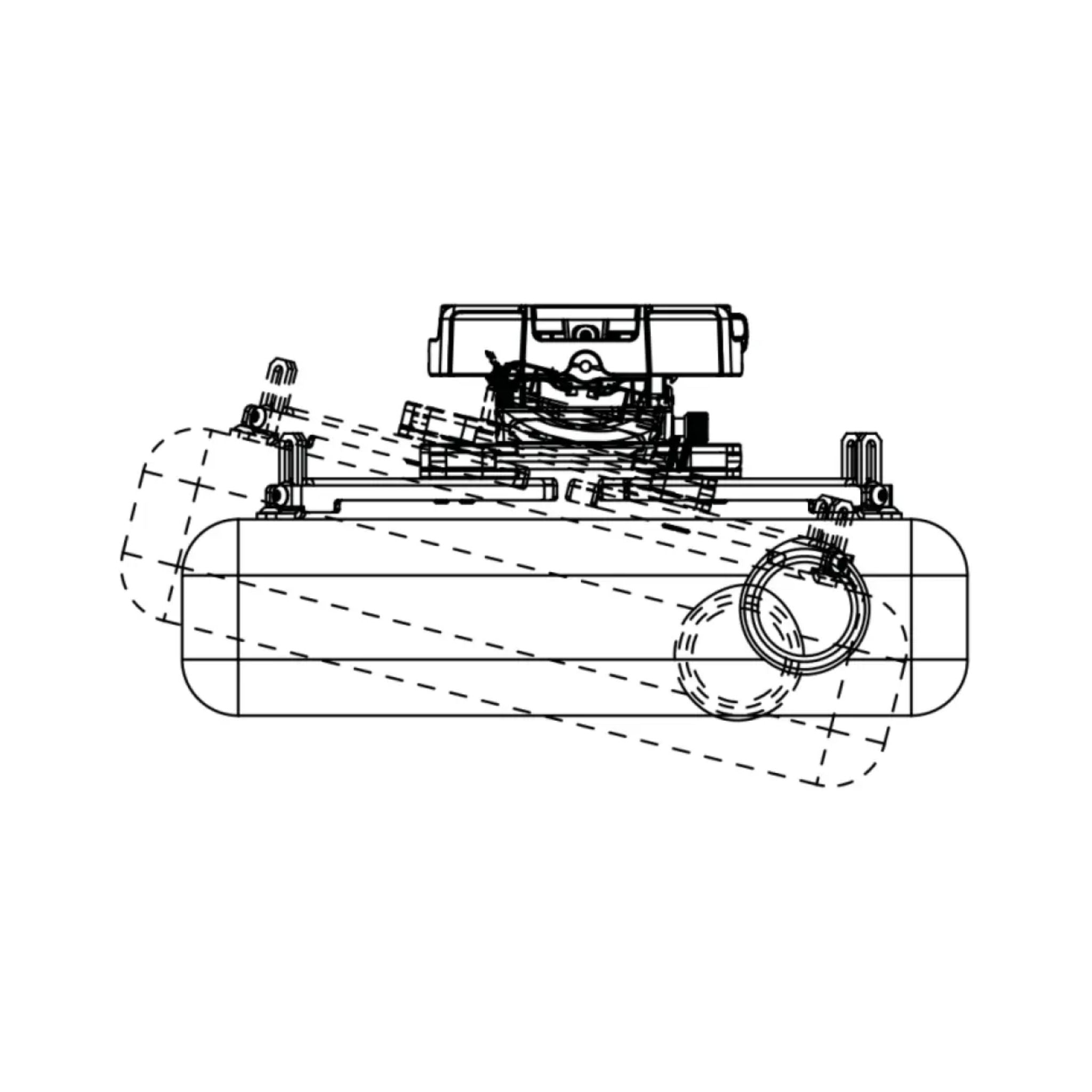 Flush-Mount Projector Mount