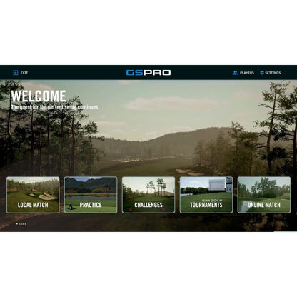 GSPro Simulator Software (1-Year Subscription)