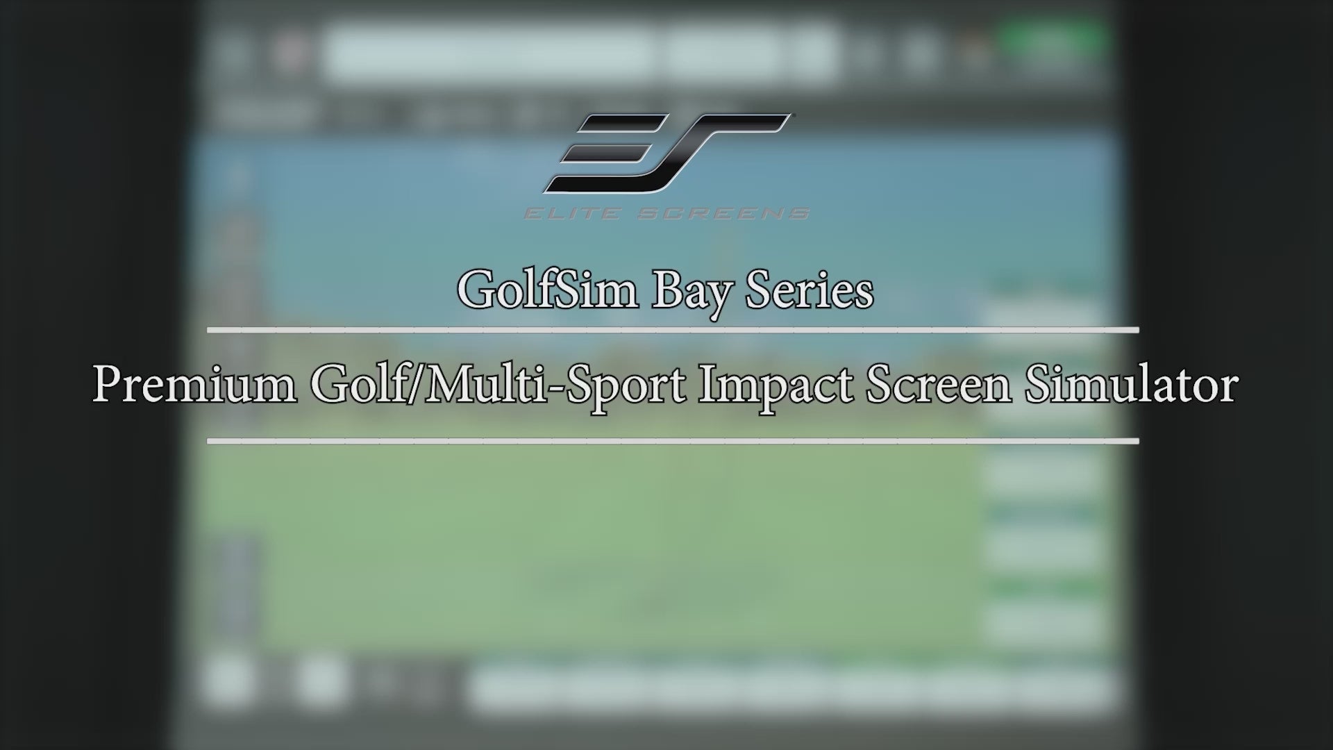 Load video: GolfSim Bay Series