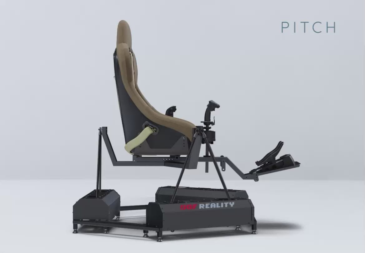 Load video: DOF Reality HERO 6-Axis Helicopter Motion Simulator Platform - H6