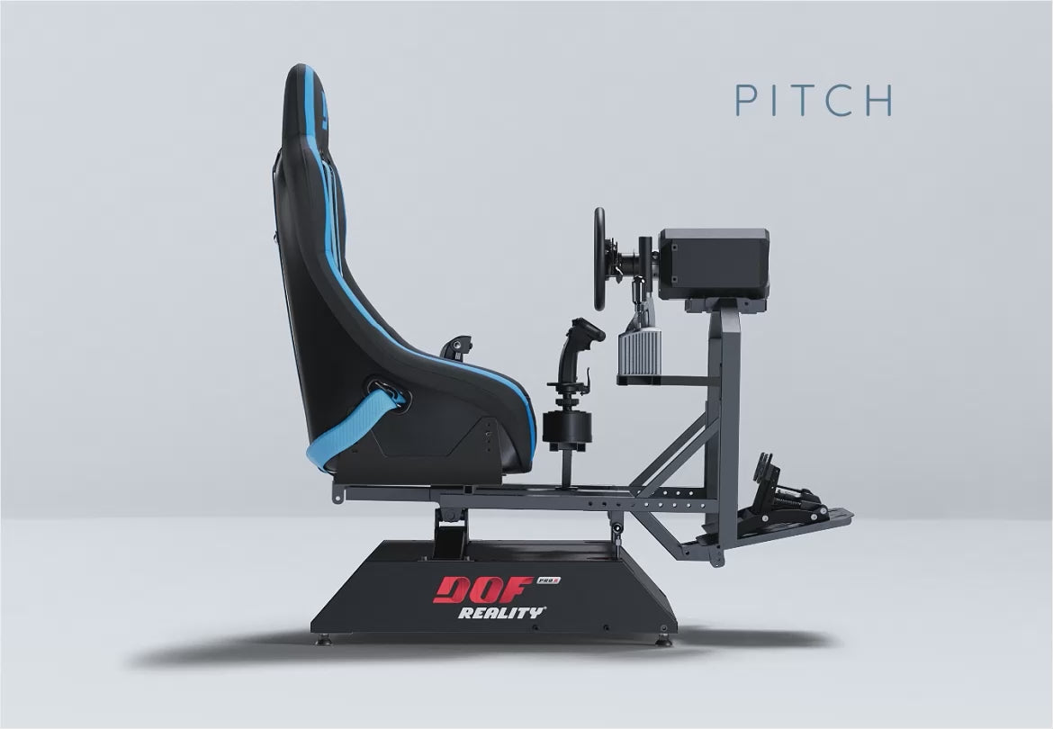 Load video: DOF Reality Professional 2-Axis Universal Motion Simulator Platform - P2