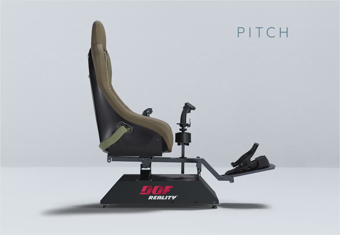 Load video: DOF Reality HERO 2-Axis Helicopter Motion Simulator Platform - H2