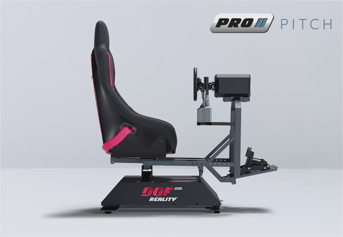 Load video: DOF Reality Professional 3-Axis Racing Motion Simulator Platform - P3