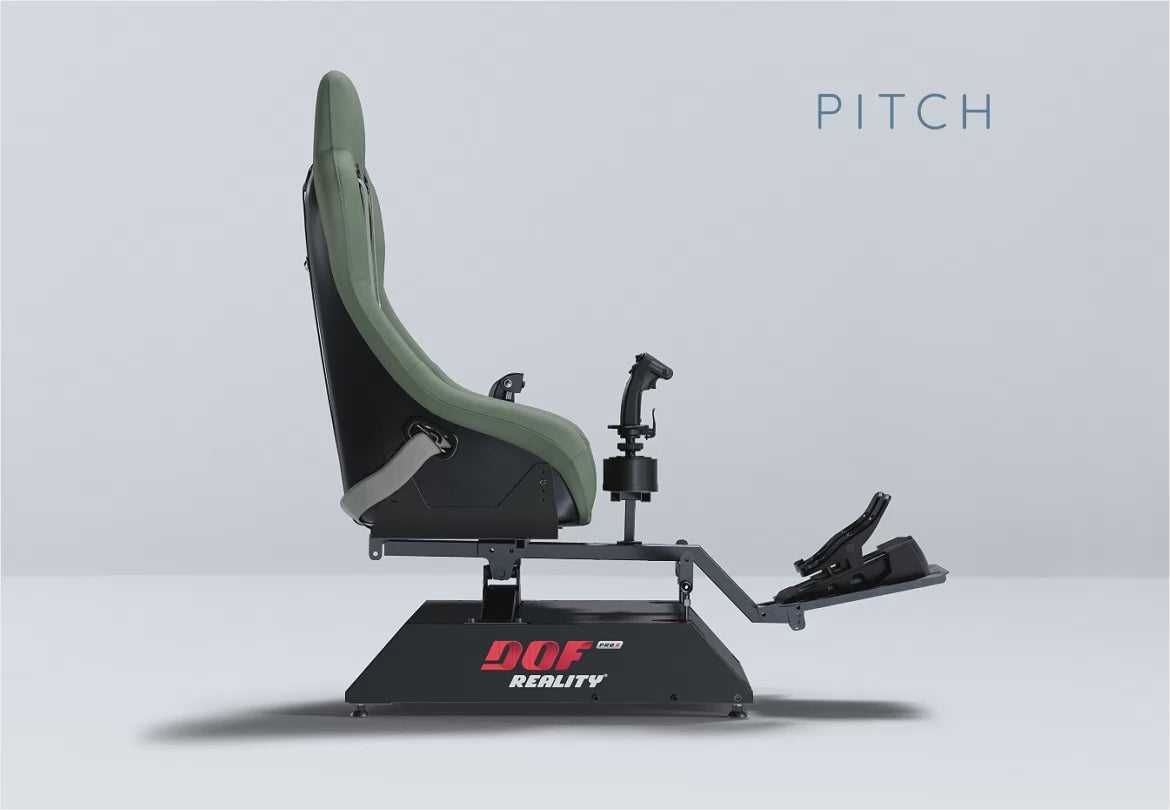 Load video: DOF Reality Professional 2-Axis Helicopter Motion Simulator Platform - P2