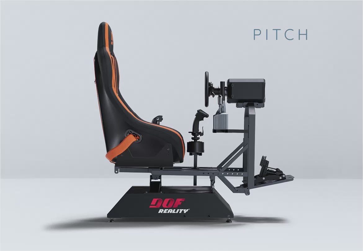 Load video: DOF Reality HERO 2-Axis Universal Motion Simulator Platform - H2