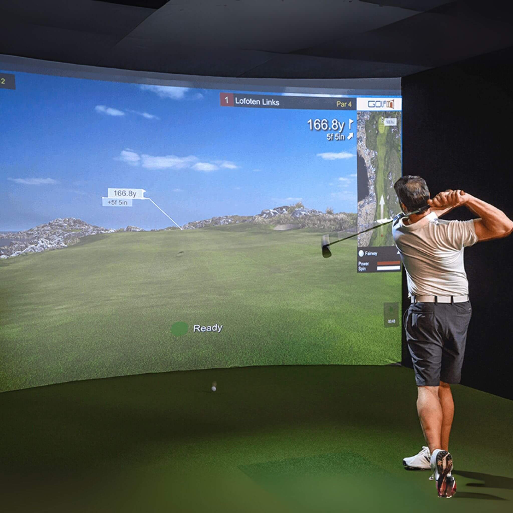 SimBooth 4 – Golf Simulator Enclosure