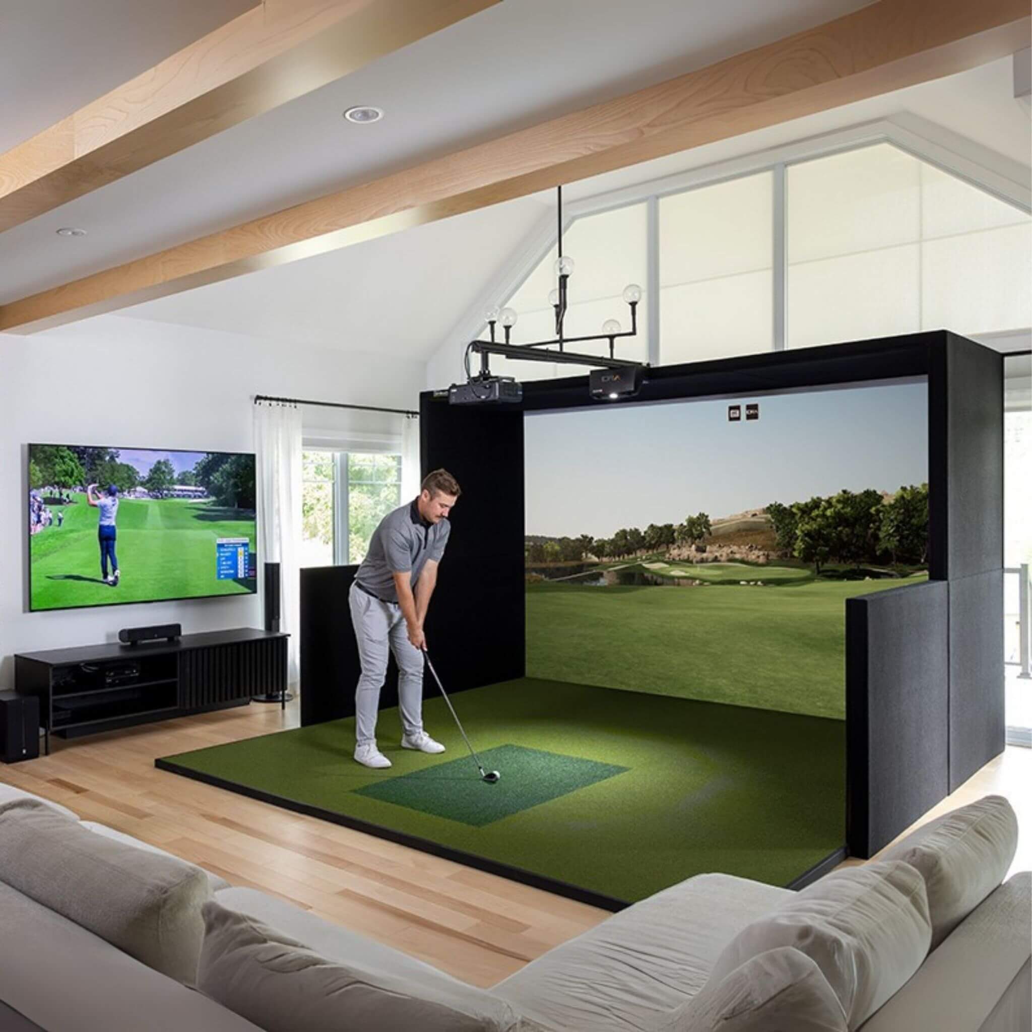 SimBooth 1 – Compact Golf Simulator Enclosure