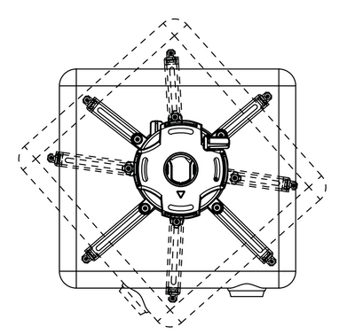 Drop-Mount Projector Mounting Kit